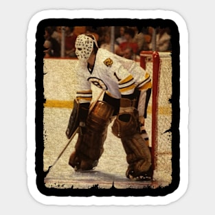 Gilles Gilbert, 1973 in Boston Bruins Sticker